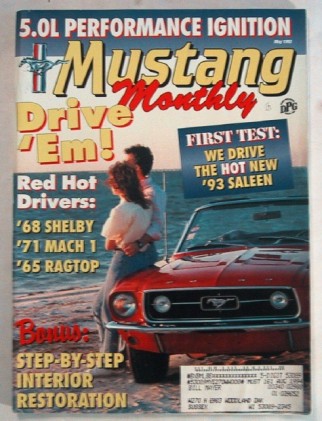MUSTANG MONTHLY 1993 MAY - SALEEN, '68 GT500 427 3X2